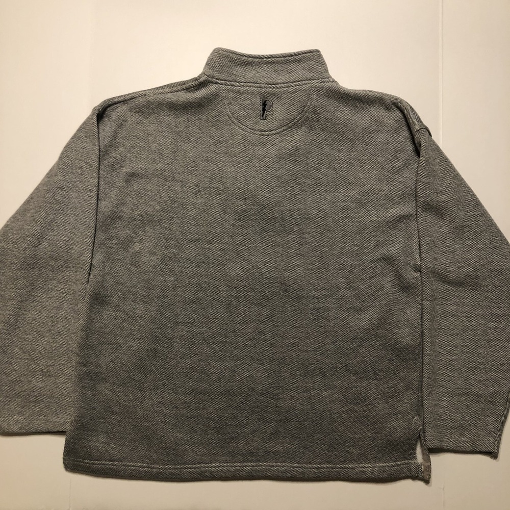 Green Bay Packers Quarter Zip Sweatshirt Pro Player NFL Size Large Gray Vintage - Picture 9 of 11